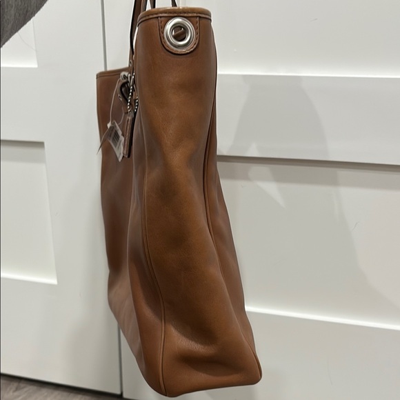 Rare Vintage Coach Large Gallery Tote Bag 7598 - Picture 4 of 10